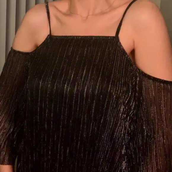 PARTY WOMEN'S TOP SHINY BRAND NEW MANGO - Picture 3 of 5